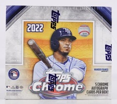2022 Topps Chrome MLB Baseball JUMBO HTA Box (1 Silver Pack included)